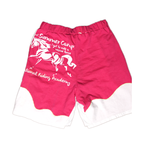ISWIS Short 13"White with Purple&Pink" - Image 2