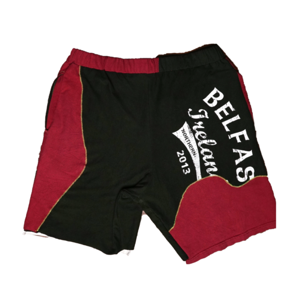 ISWIS Short 11"Dark Green&Dark Red" - Image 2